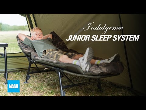 NASH - Ležadlo Indulgence 4 Leg Junior Sleep System Camo