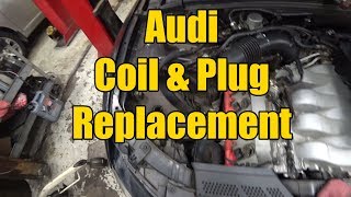 Audi S5 Coil and Plug Removal