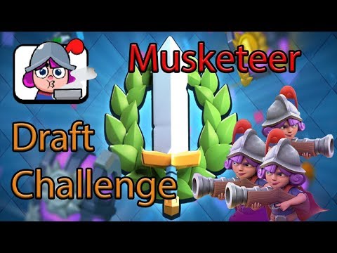FREE NEW - Musketeer Draft Challenge + Emote - Clash Royale - Women Celebration