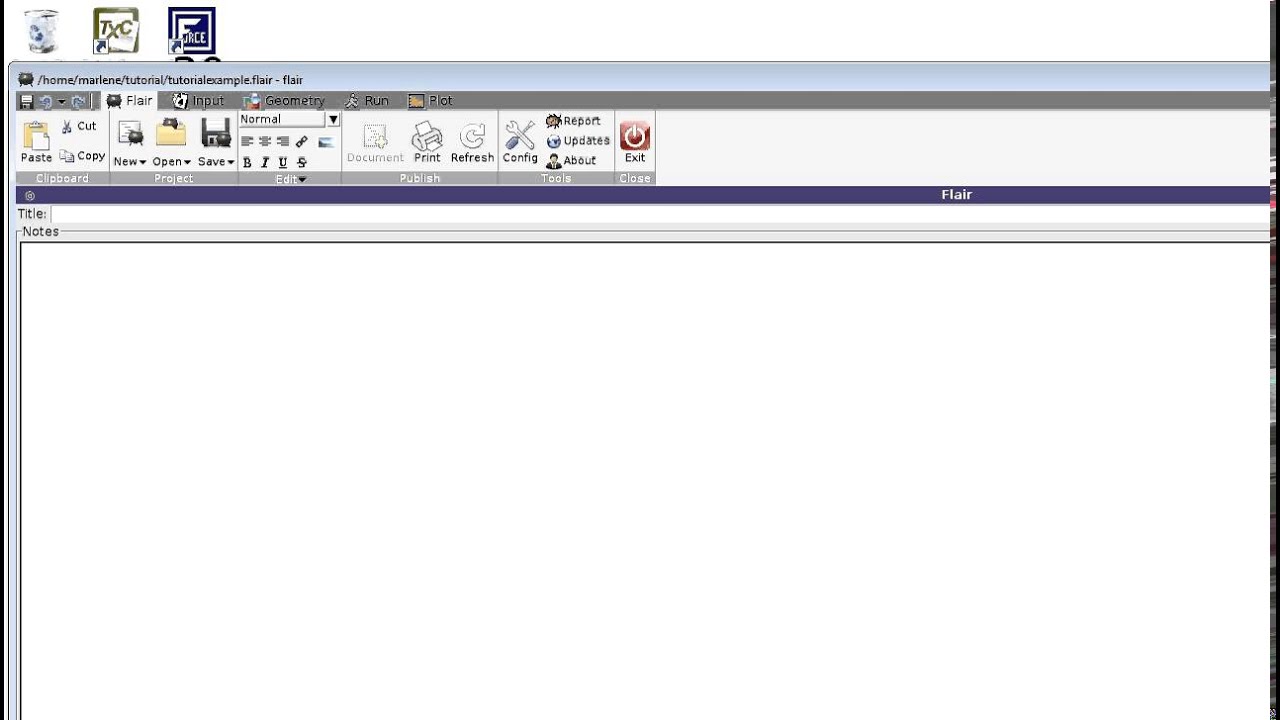 Flair command options