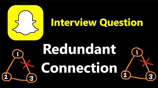 YouTube video 'Redundant Connection - Union Find - Leetcode 684 - Python'
