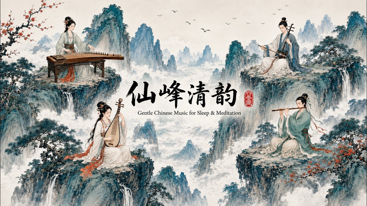 Serenade of the Immortal Peaks — 仙峰清韵 | Guzheng, Pipa, Erhu & Flute for Relaxation