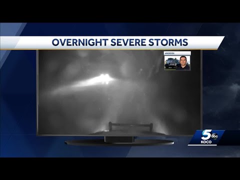 Minimal damage reported after noisy overnight storms move through Oklahoma