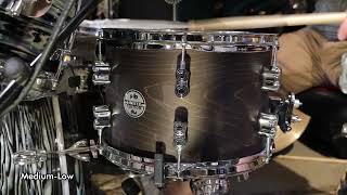 Video thumbnail for PDP Concept Series Limited Edition Dry Maple Snare Drum 8x12 by 2112 PERCUSSION