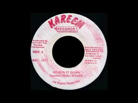 Sanchez and Shaka Chamba - No Burn It Down (John Peel show 3rd April 1992)