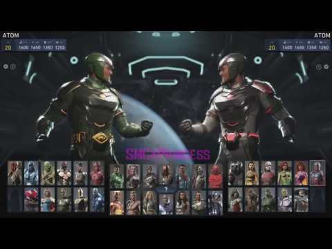 Atom - EPIC Gear Showcase & ALL SHADERS! | INJUSTICE 2