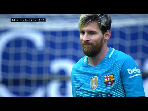 Lionel Messi vs Osasuna (Away) 16-17 HD 1080i - English Commentary