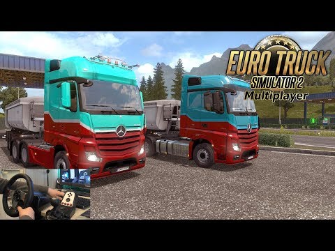 Frankfurt - Verona | Der Motor macht Probleme! - MB New Actros | Let's Play ETS 2 MP #286 [G27]