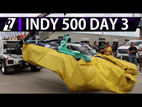 Big Crashes in Indy 500 Practice - Indy 500 Practice Day 3 Report