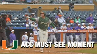 Miami's Zach Levenson Bashes The Bull And Ties The Game | ACC Must See Moment
