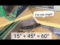 Mitersaw Trick Deep angles (cut 60° 70° 80° )