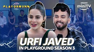 Urfi Javed Enters The Playground Finale Stage🔥ft. Elvish Yadav | Amazon miniTV