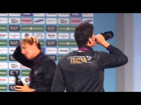 CASSARà BALDINI ASPROMONTE GIOVA brindano alla medaglia d'oro