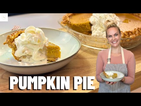 How to make PUMPKIN PIE 🥧 ⎮ with real pumpkin