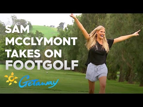 Sam takes on Footgolf | Getaway 2019
