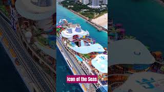 INSANE Drone View of Icon of the Seas 🚢 Floating City at Sea!