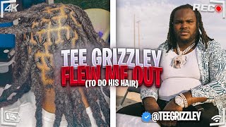 Teegrizzley flew me out to do his hair🤯