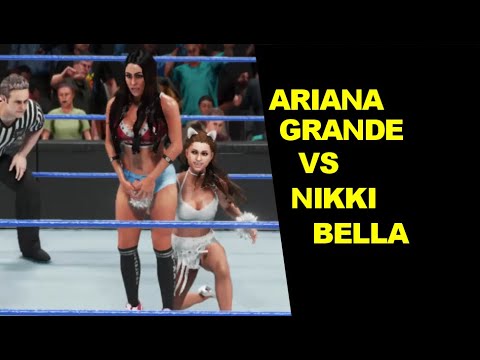 WWE 2K19 Ariana Grande vs Nikki Bella - Knockout Match