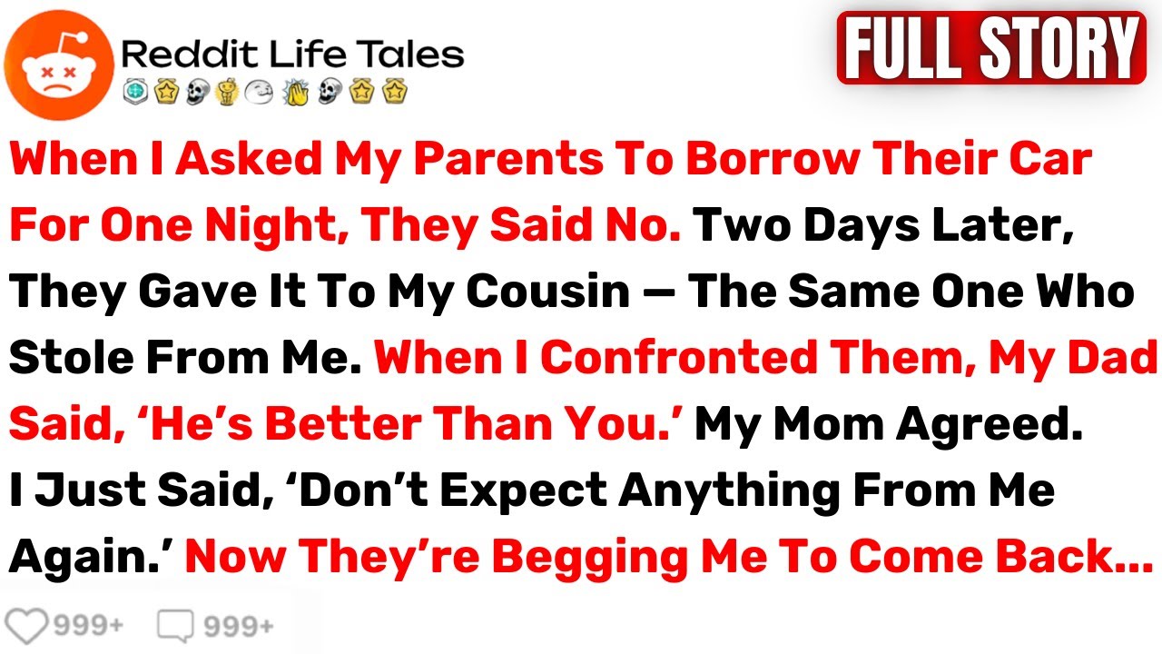 When I Asked My Parents to Borrow Their Car for One Night, They Said No... - Best Reddit Stories