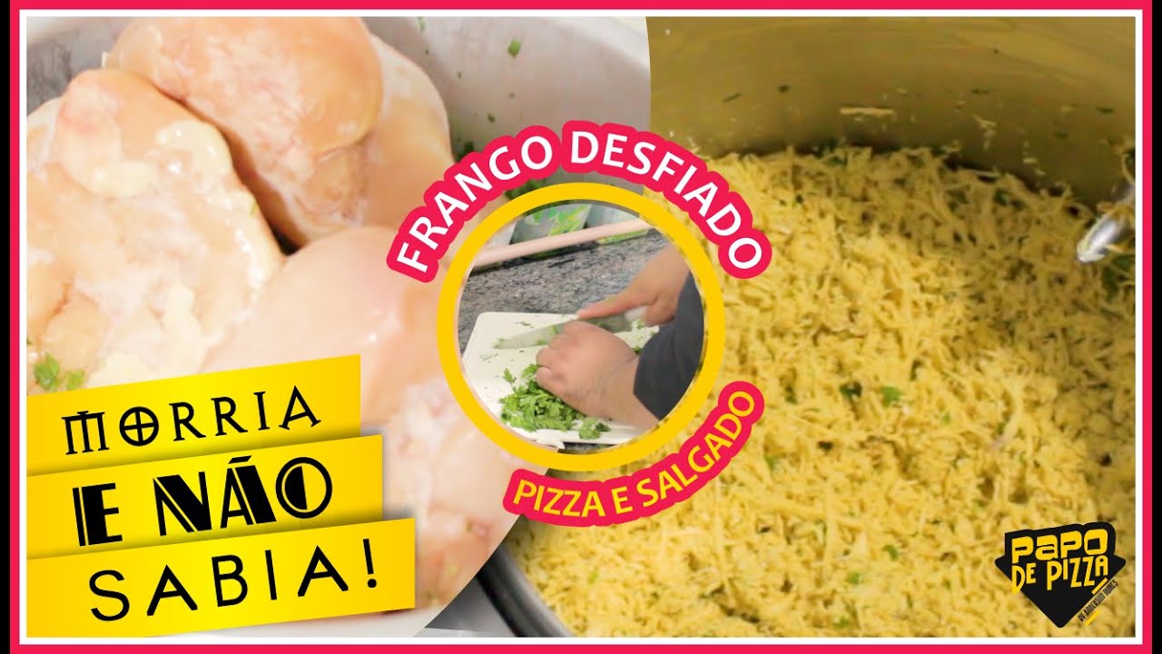 Frango Desfiado em Larga Escala para Pizza, Salgado e Tortas