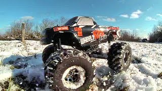 HPI Wheely King RC Monster Truck Owns The Snow