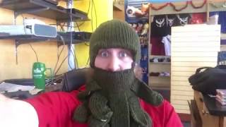 Cthulhu Knitted Hat Beard!