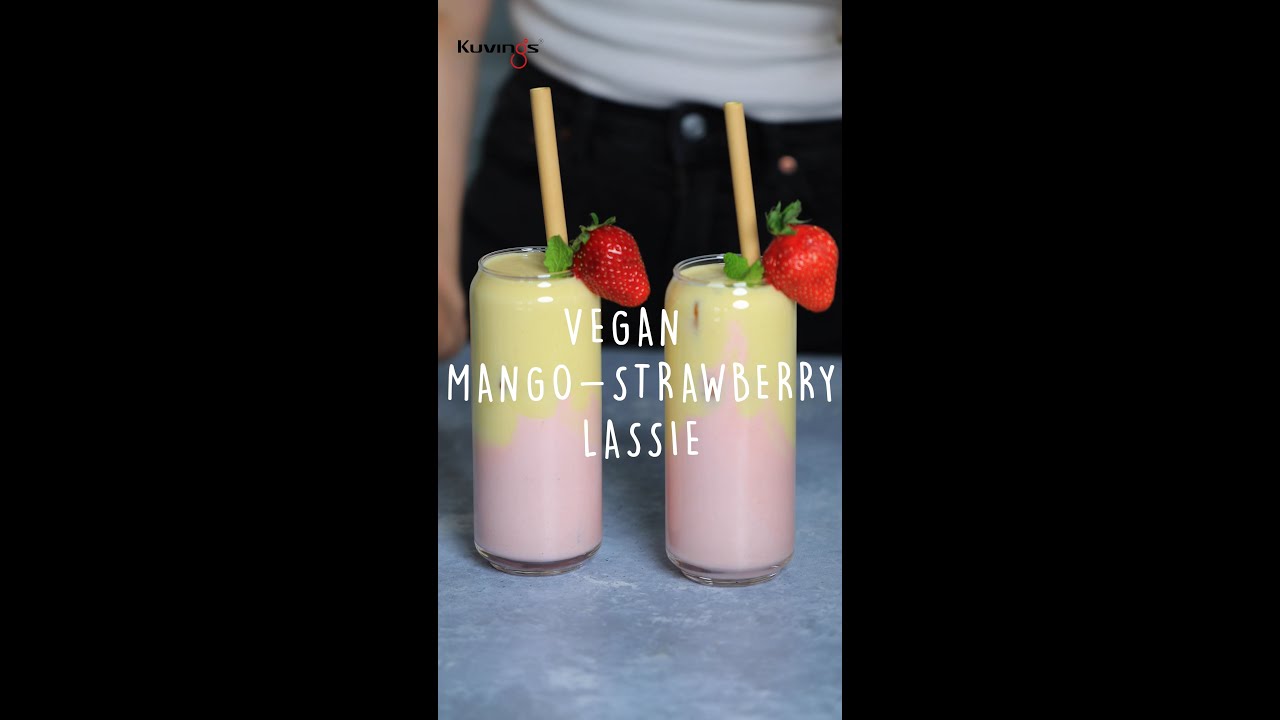 Mango Strawberry Lassi