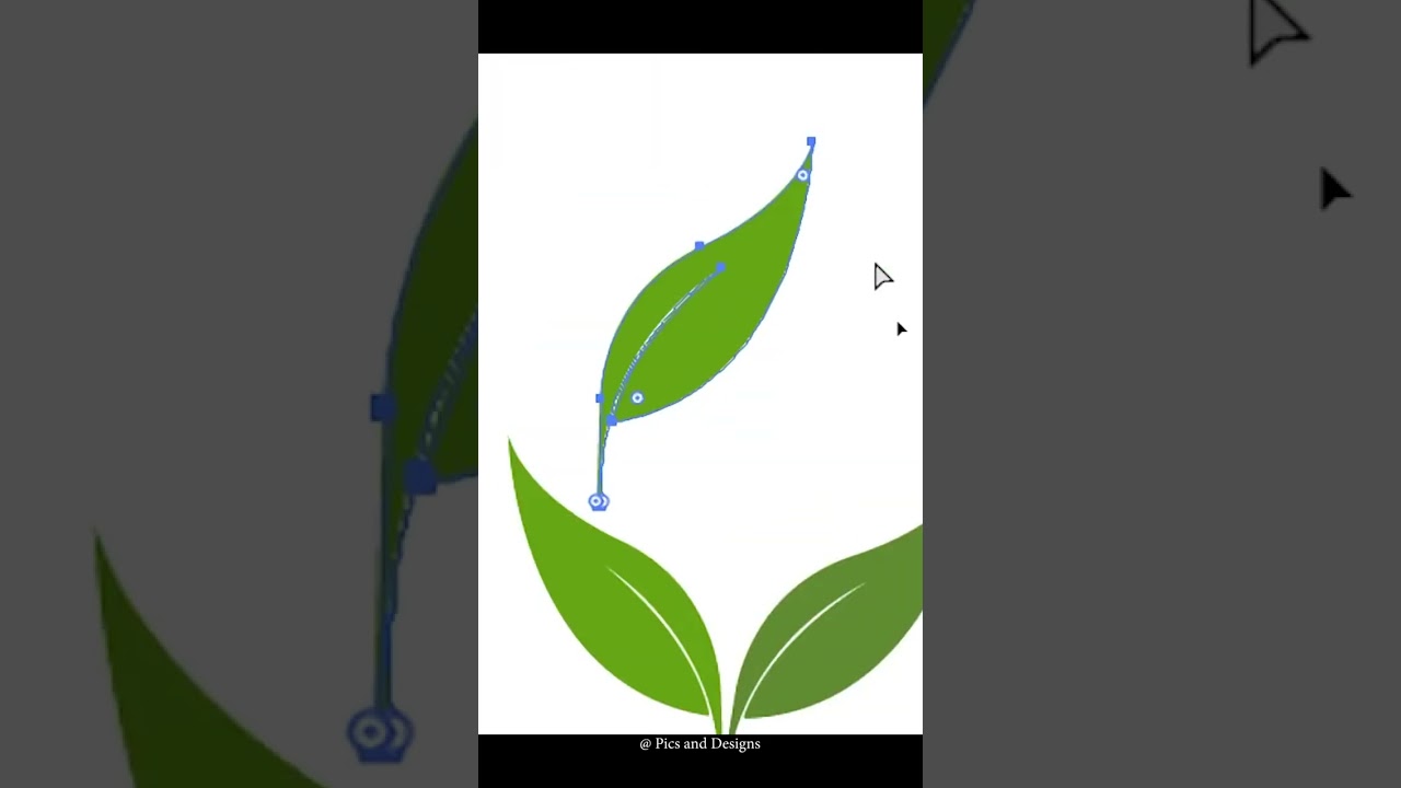 How to draw leaves pattern in Adobe Illustrator #howto #illustrator #tutorial  #youtube #logo
