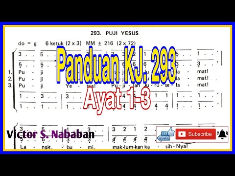Panduan KJ 293 PUJI YESUS || Ayat 1-3