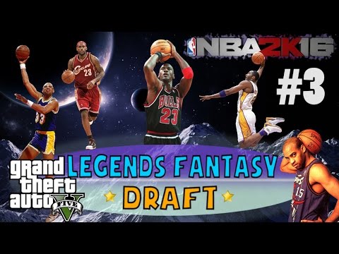 NBA 2K16 / GTA 5 Legends Fantasy Draft My GM: Ep. #3 - THE DRAFT!