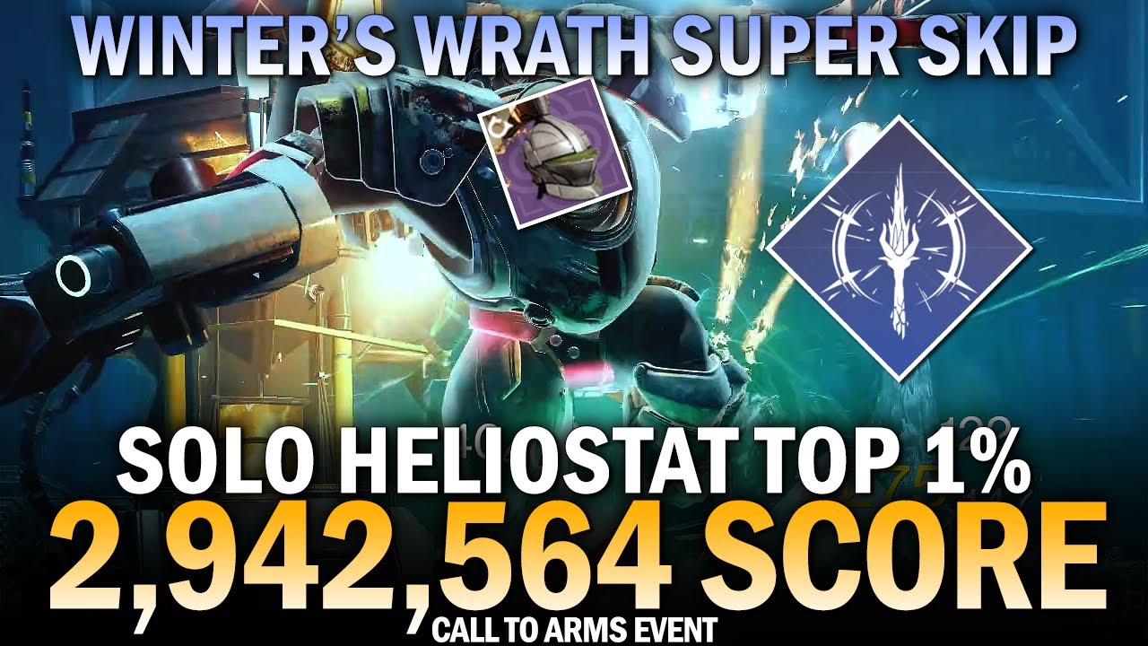 Solo Heliostat 2,942,564 Score - Top 1% Score w/ Winter's Wrath Encounter Skip [Destiny 2]
