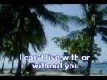U2 ~ With or Without you - Karaoke 