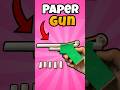 Make Amazing Paper Toy Gun Shorts