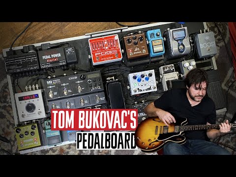 Tom Bukovac's Studio Pedalboard