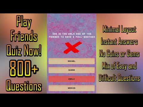 Friends Trivia Quiz