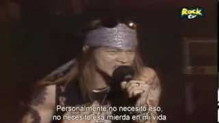 Guns N  Roses   Out ta get me   Subtitulada Traducida Español