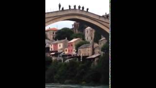 Stari Most (Old Bridge) bridge jumper - Mostar, Bosnia and Herzegovina