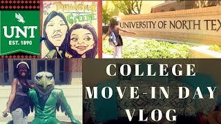 College Move In Day Vlog | University of North Texas, UNT