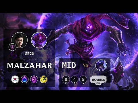 Malzahar Mid vs Ryze - KR Master Patch 9.16