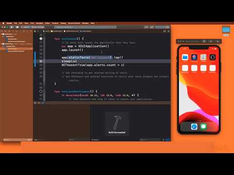 Learn Swift 5 Programming Record a UITest | packtpub com