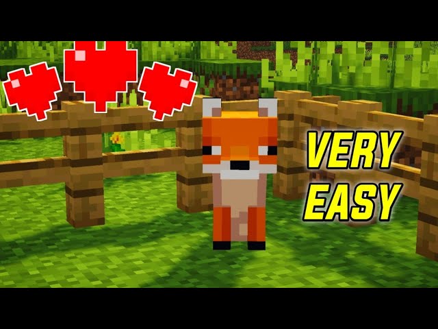 How To Tame A Fox In Minecraft
