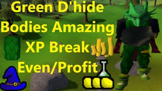 Green D'hide Bodies Crafting Guide OSRS