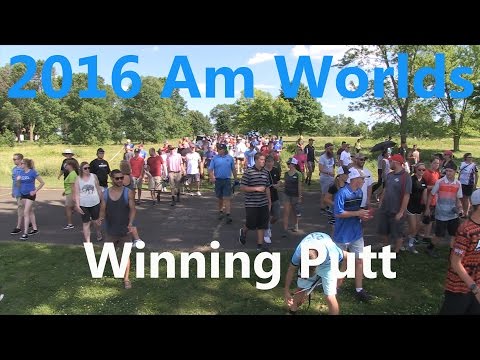 2016 PDGA Amateur World Championships - Winning Putt - Advanced Men Division (Spoiler)