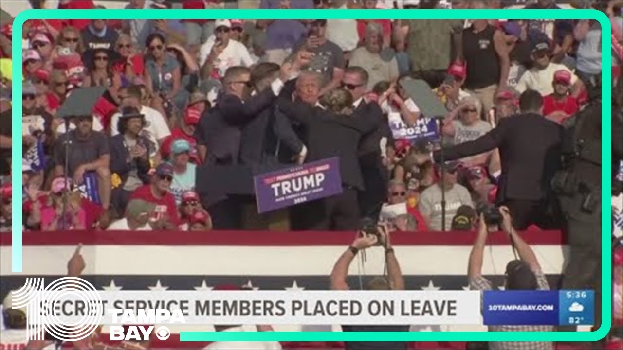 Multiple Trump Secret Service agents placed on leave