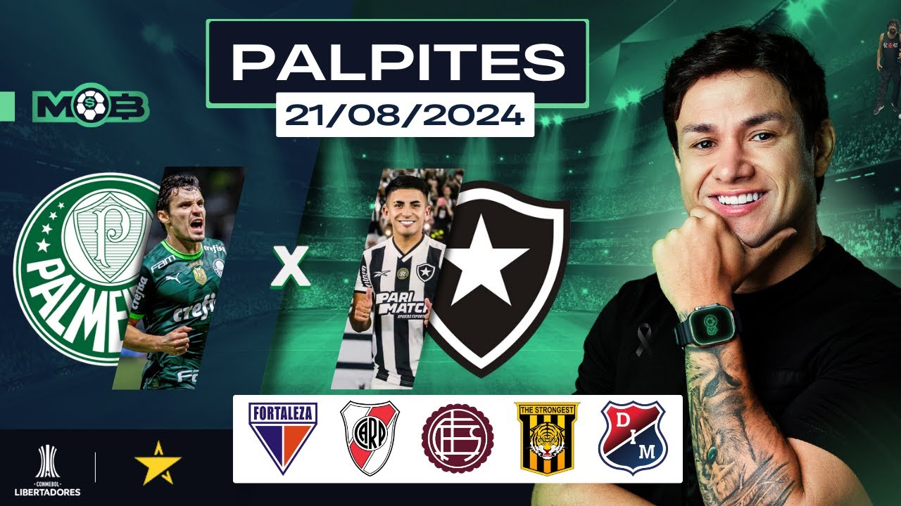 PALPITES DE FUTEBOL PARA O DIA 21 08 2024 + BILHETE PRONTO (QUARTOU NO MUNDO BET)