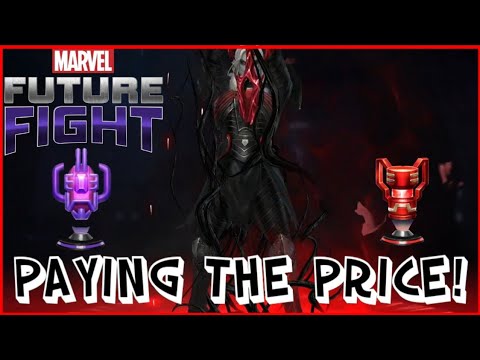 What a difference! Mighty ctp of energy vs. rage in world boss featuring Knull. Marvel Future Fight