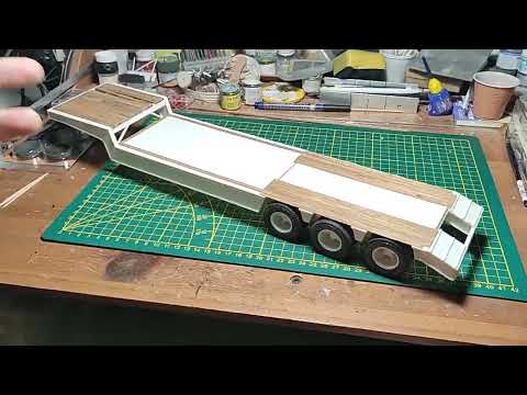 1:25 lowboy trailer heavy loader for my Fiat OM 180 t part 1