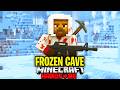 I Survived The FROZEN CAVES In Minecraft Hardcore