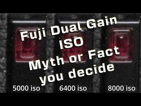 Fuji dual gain iso myth or fact you decide.