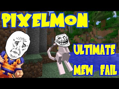 Pixelmon 3.0 w/ Rhymestyle - The ULTIMATE Legendary Pokemon Fail! Mew Spawned & Escaped